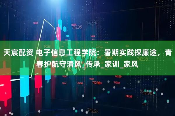 天宸配资 电子信息工程学院：暑期实践探廉途，青春护航守清风_传承_家训_家风
