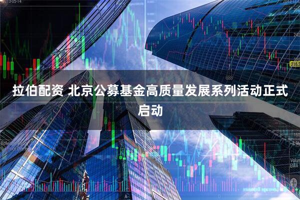 拉伯配资 北京公募基金高质量发展系列活动正式启动